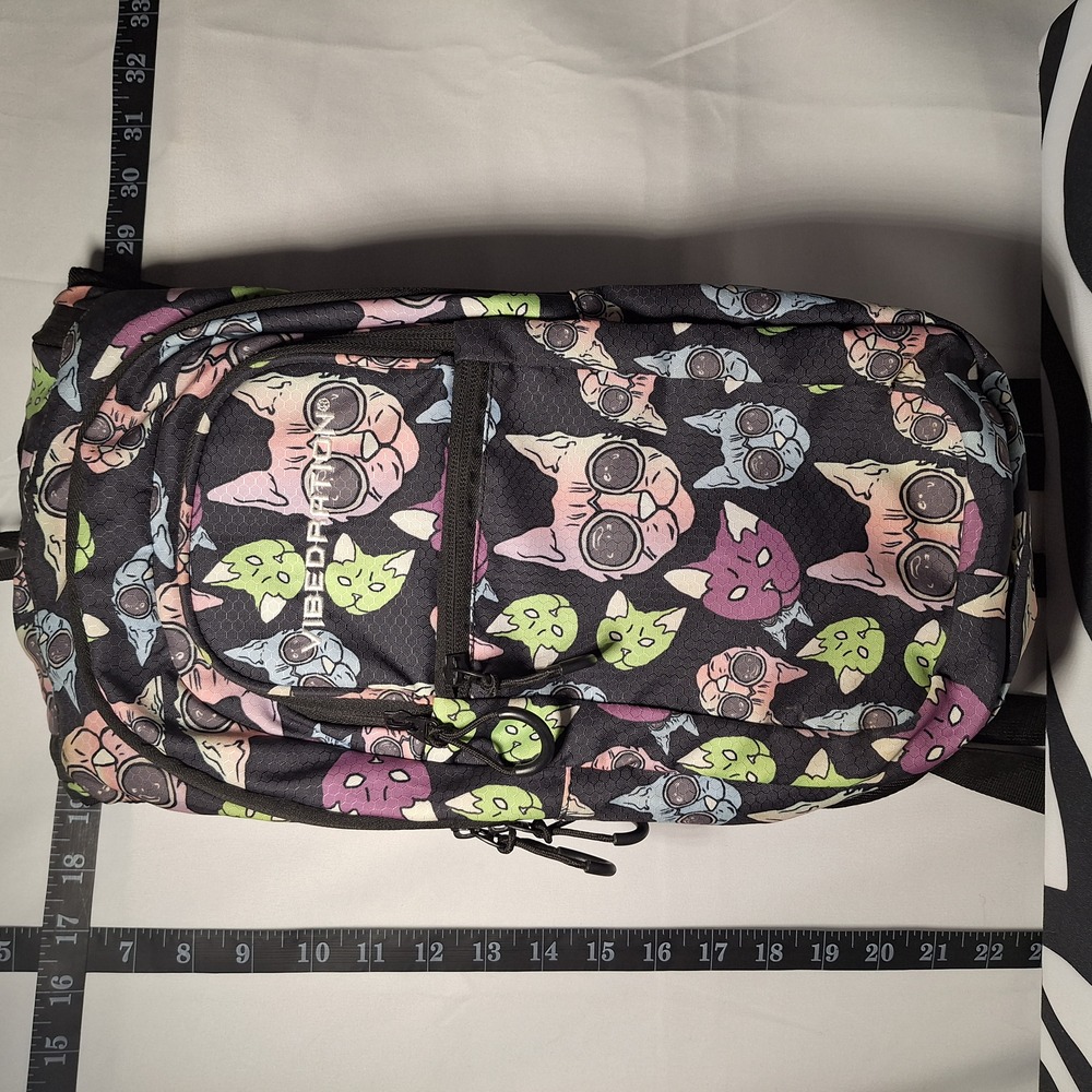 Vibedration Hydration Backpack w/o bladder - Cat pattern - Used